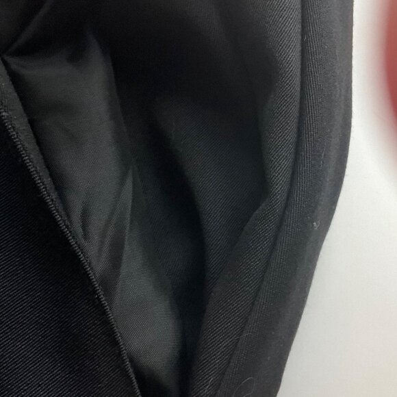 Vintage Rafaella M Made Italy Black Wool A-Line Full Midi Skirt Preppy Old Money - Picture 6 of 12